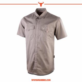 Short Sleeve Twill Vented Shirt | Mens