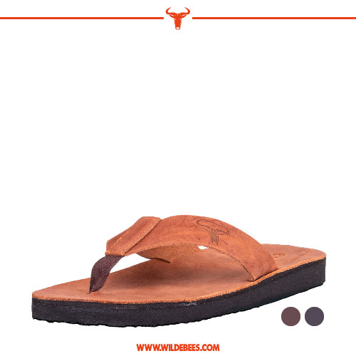 Leather Vlenters Flip-Flop | Mens