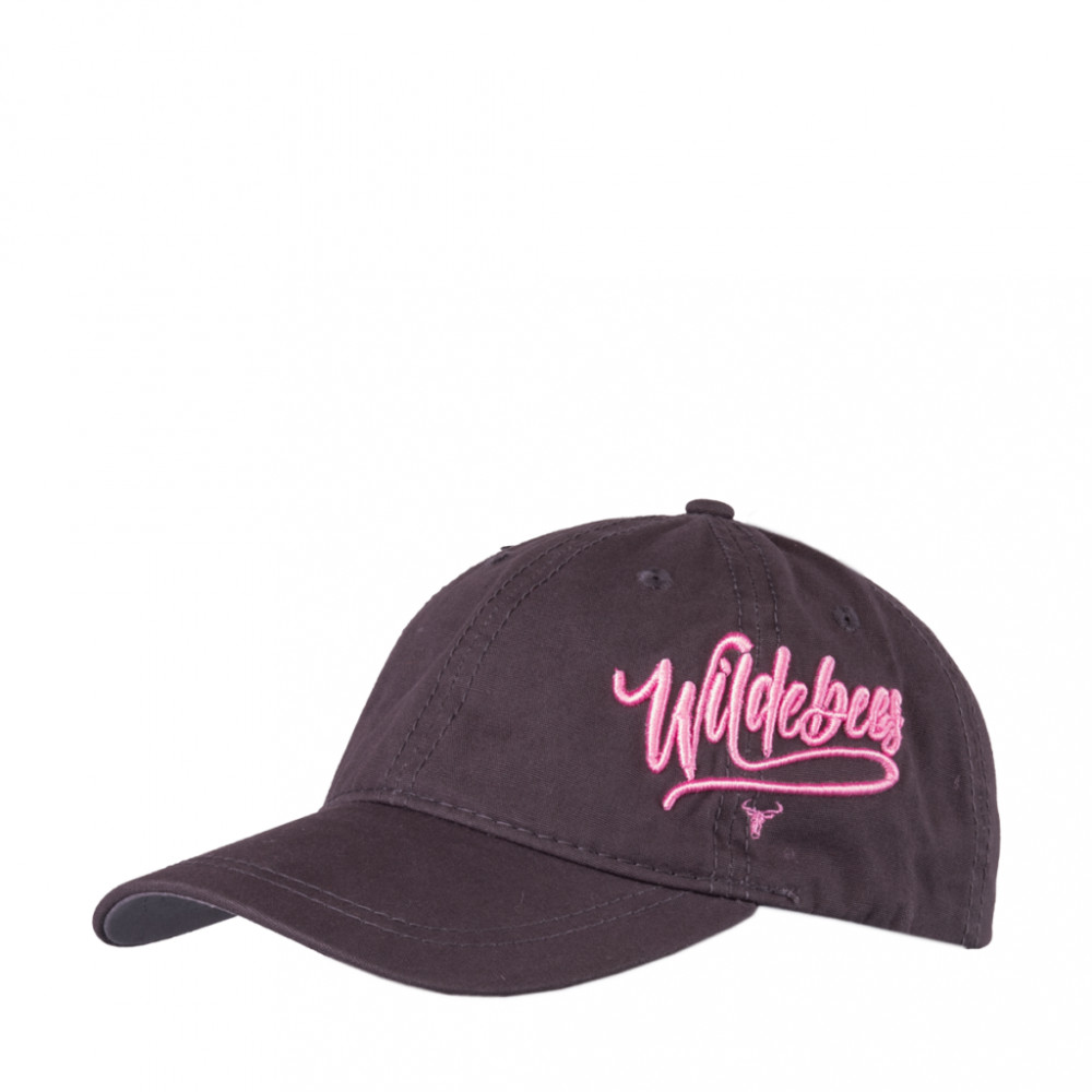 Ladies Side Embroidery Tracker Cap Charcoal