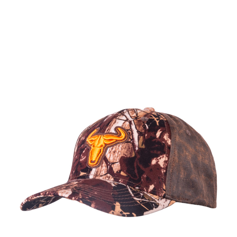 Sekelbos Camo | Chocolate Raw Edge Applique Cap | Men