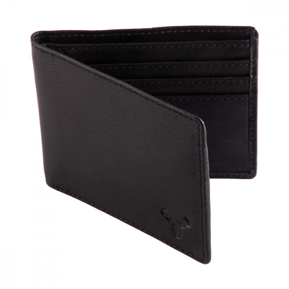 Black Leather Wallet | Men