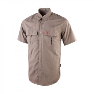 Short Sleeve Quick Dry Nylon Tech Vent Stretch Shirt | Men