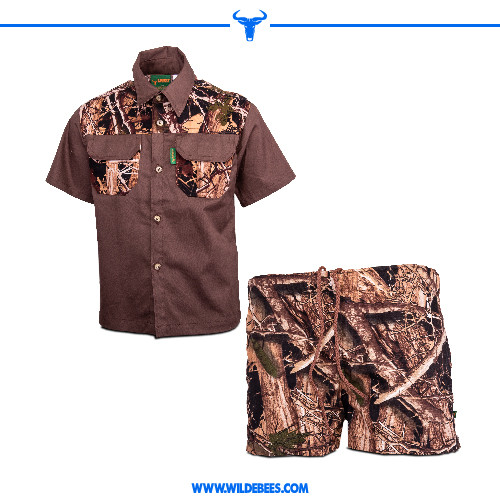 Elasticated Short + Button-Up Shirt Set | Boys