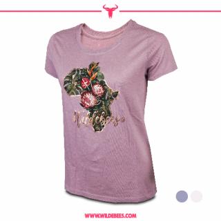 Short Sleeve Tropical Africa T-Shirt | Ladies