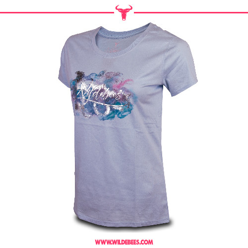 Short Sleeve Foil Swirl T-Shirt | Ladies