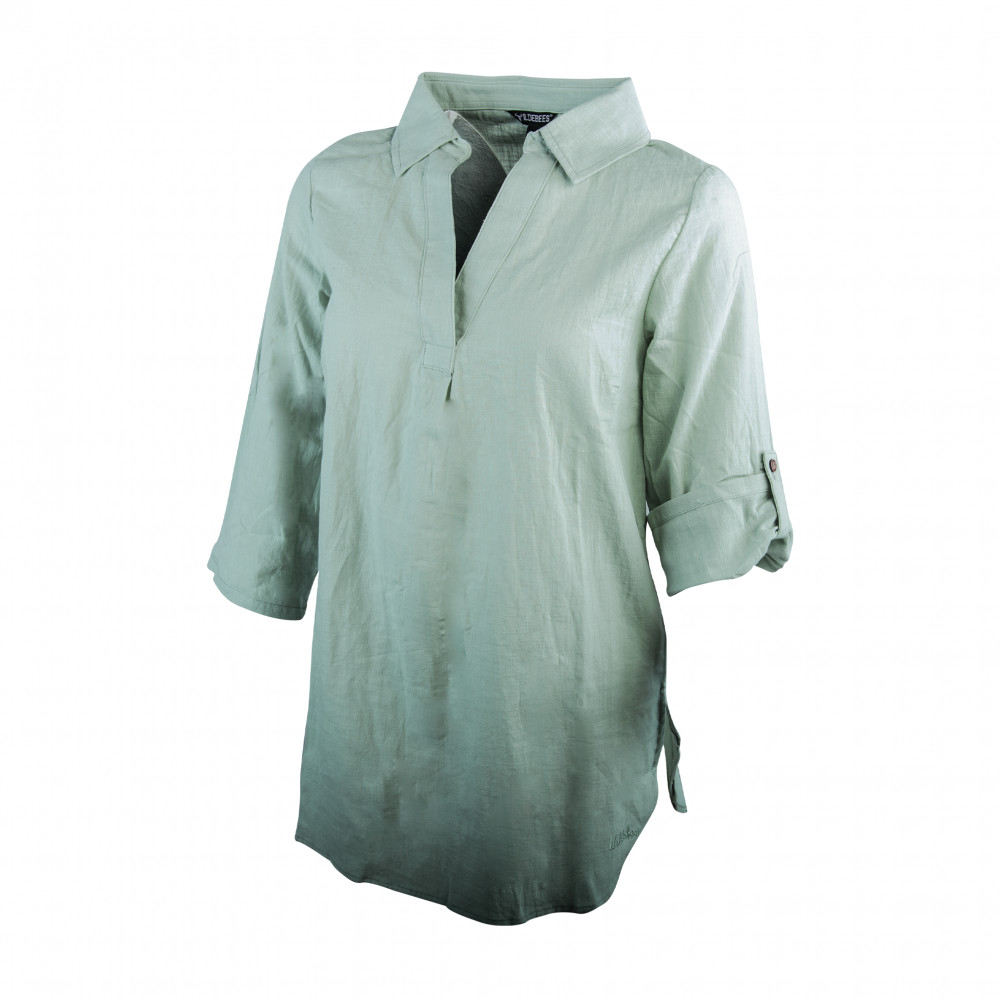 Crosshatch Swing Tunic Shirt | Ladies